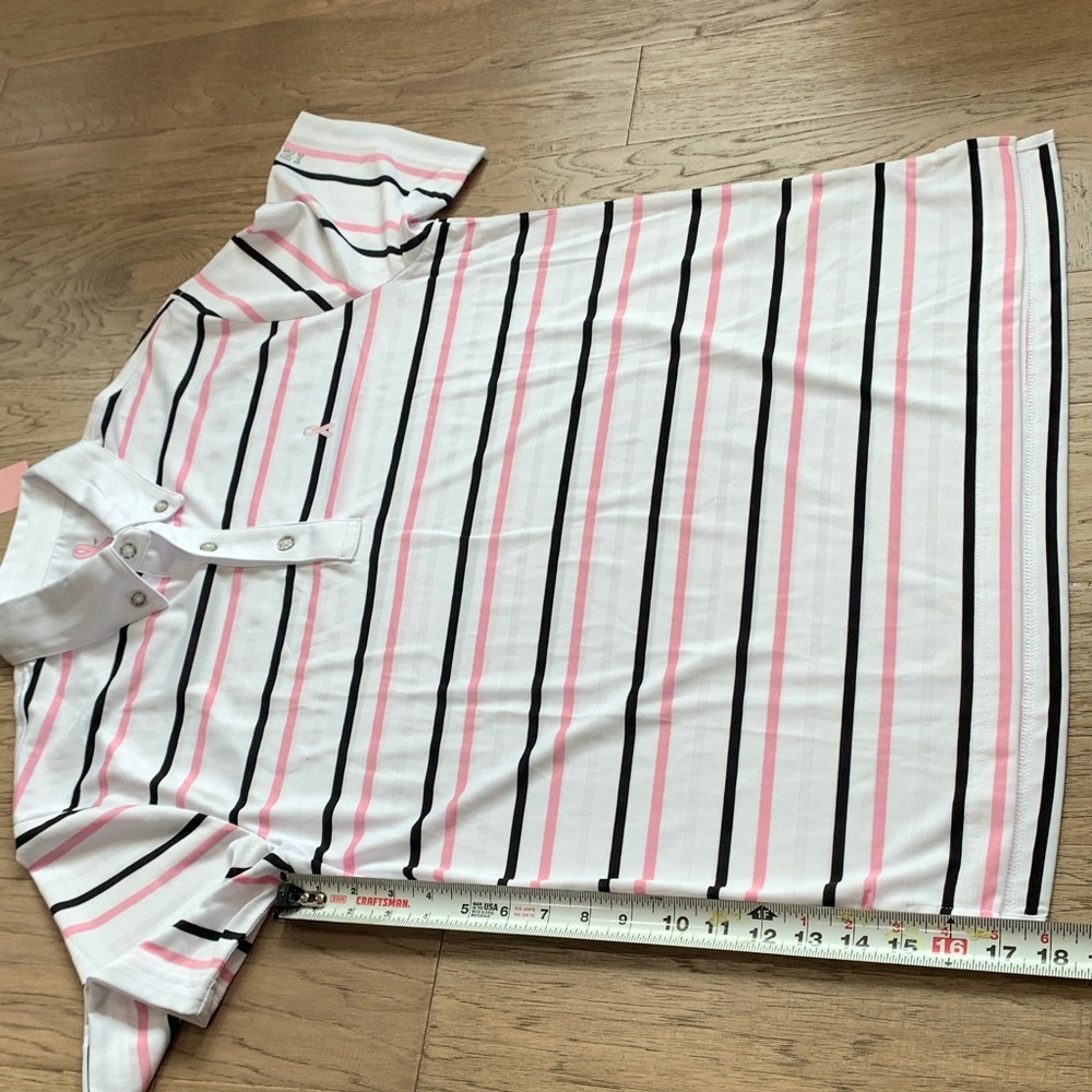 NWT Izod PerformX Breast Cancer Awareness Polo Size Medium - Picture 7 of 11